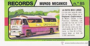 Colecionismo Cromos antigos: BIMBO -- RECORDS -- Nº 85